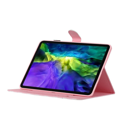 Pattern Printing Leather Stand Shell with Card Slots for iPad Pro 11-inch (2020) (2018)