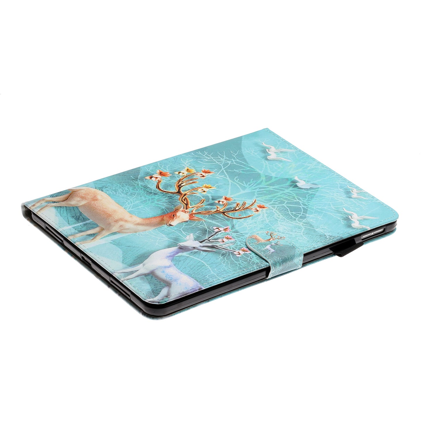 Pattern Printing Leather Stand Shell with Card Slots for iPad Pro 11-inch (2020) (2018)
