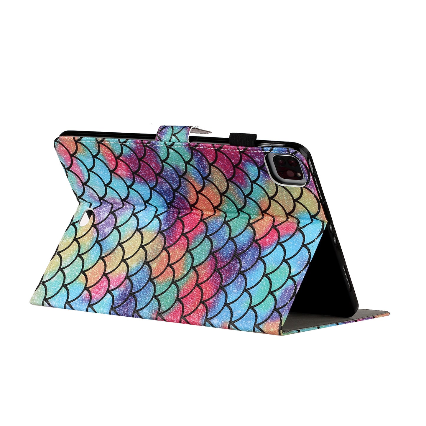 Pattern Printing Leather Stand Shell with Card Slots for iPad Pro 11-inch (2020) (2018)