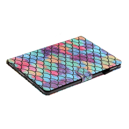 Pattern Printing Leather Stand Shell with Card Slots for iPad Pro 11-inch (2020) (2018)