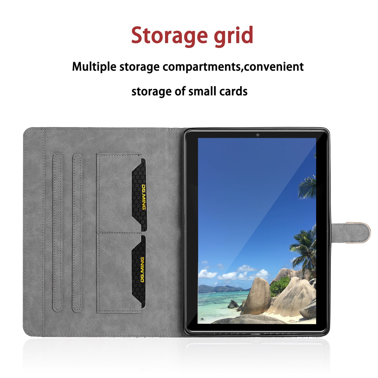 Crocodile Texture Flash Powder Leather Stand Tablet Case with Card Slots for iPad Pro 11-inch (2020)