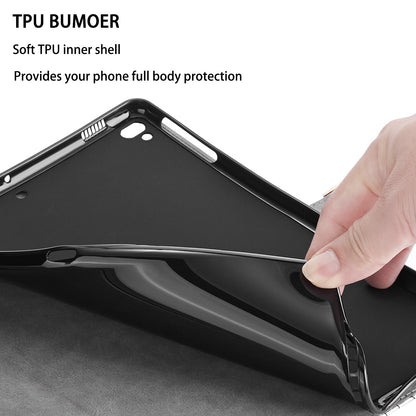 Crocodile Texture Flash Powder Leather Stand Tablet Case with Card Slots for iPad Pro 11-inch (2020)