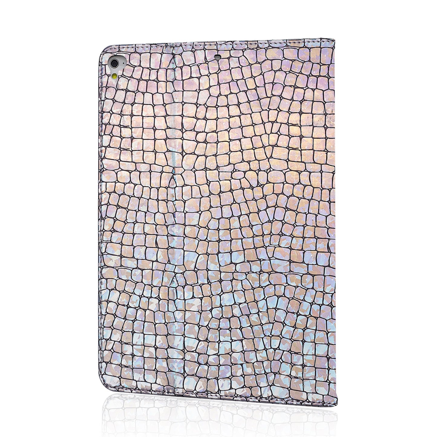 Crocodile Skin Flash Powder Leather Tablet Case for iPad 9.7-inch (2018) / 9.7-inch (2017) / Pro 9.7 inch (2016) / Air 2 / Air (2013)