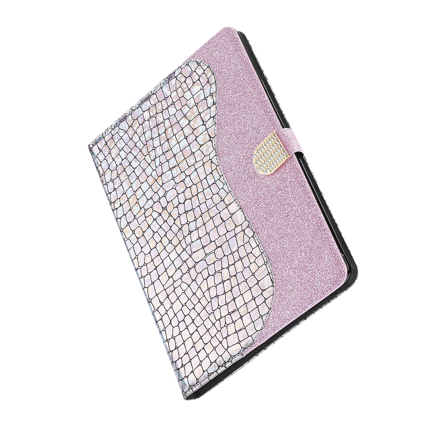 Crocodile Skin Flash Powder Leather Tablet Case for iPad 9.7-inch (2018) / 9.7-inch (2017) / Pro 9.7 inch (2016) / Air 2 / Air (2013)