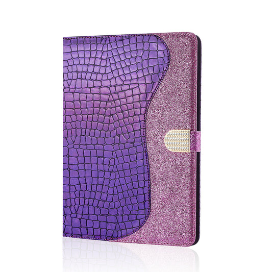 Crocodile Skin Flash Powder Leather Tablet Case for iPad 9.7-inch (2018) / 9.7-inch (2017) / Pro 9.7 inch (2016) / Air 2 / Air (2013)