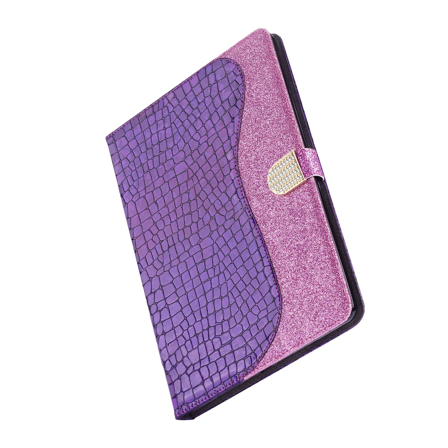 Crocodile Skin Flash Powder Leather Tablet Case for iPad 9.7-inch (2018) / 9.7-inch (2017) / Pro 9.7 inch (2016) / Air 2 / Air (2013)