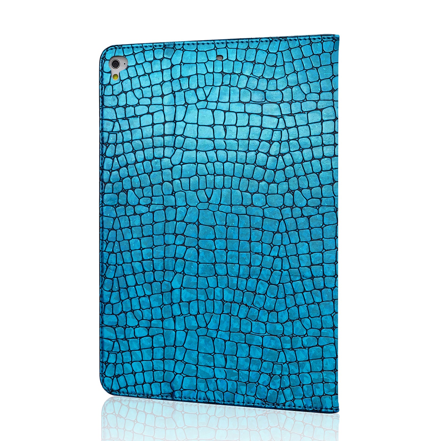 Crocodile Skin Flash Powder Leather Tablet Case for iPad 9.7-inch (2018) / 9.7-inch (2017) / Pro 9.7 inch (2016) / Air 2 / Air (2013)