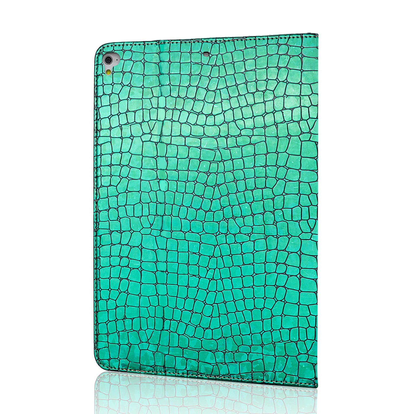 Crocodile Skin Flash Powder Leather Tablet Case for iPad 9.7-inch (2018) / 9.7-inch (2017) / Pro 9.7 inch (2016) / Air 2 / Air (2013)
