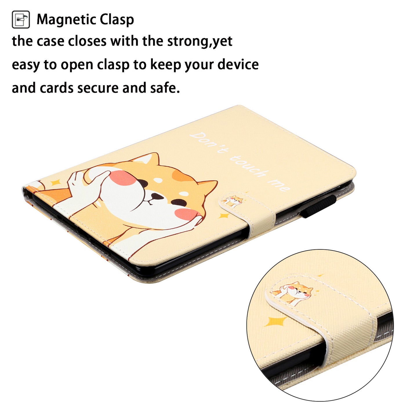 Pattern Printing Leather Wallet Case for iPad mini (2019) 7.9 inch