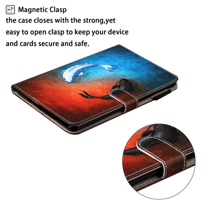 Pattern Printing Leather Wallet Stand Case for iPad 10.2 (2021)/(2020)/(2019) / Air 10.5 inch (2019)