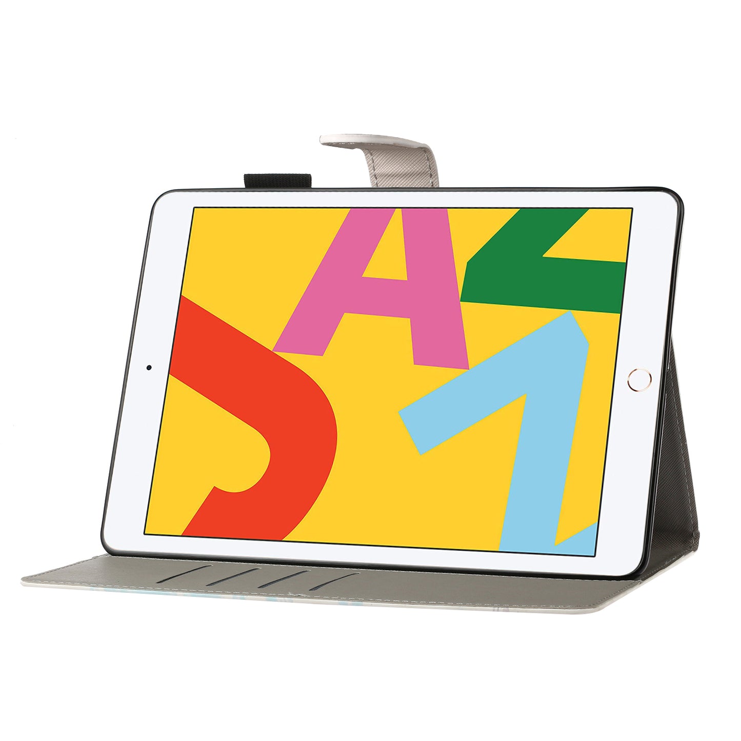 Pattern Printing Leather Wallet Stand Case for iPad 10.2 (2021)/(2020)/(2019) / Air 10.5 inch (2019)
