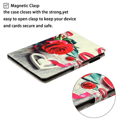 Pattern Printing Leather Wallet Stand Case for iPad 10.2 (2021)/(2020)/(2019) / Air 10.5 inch (2019)