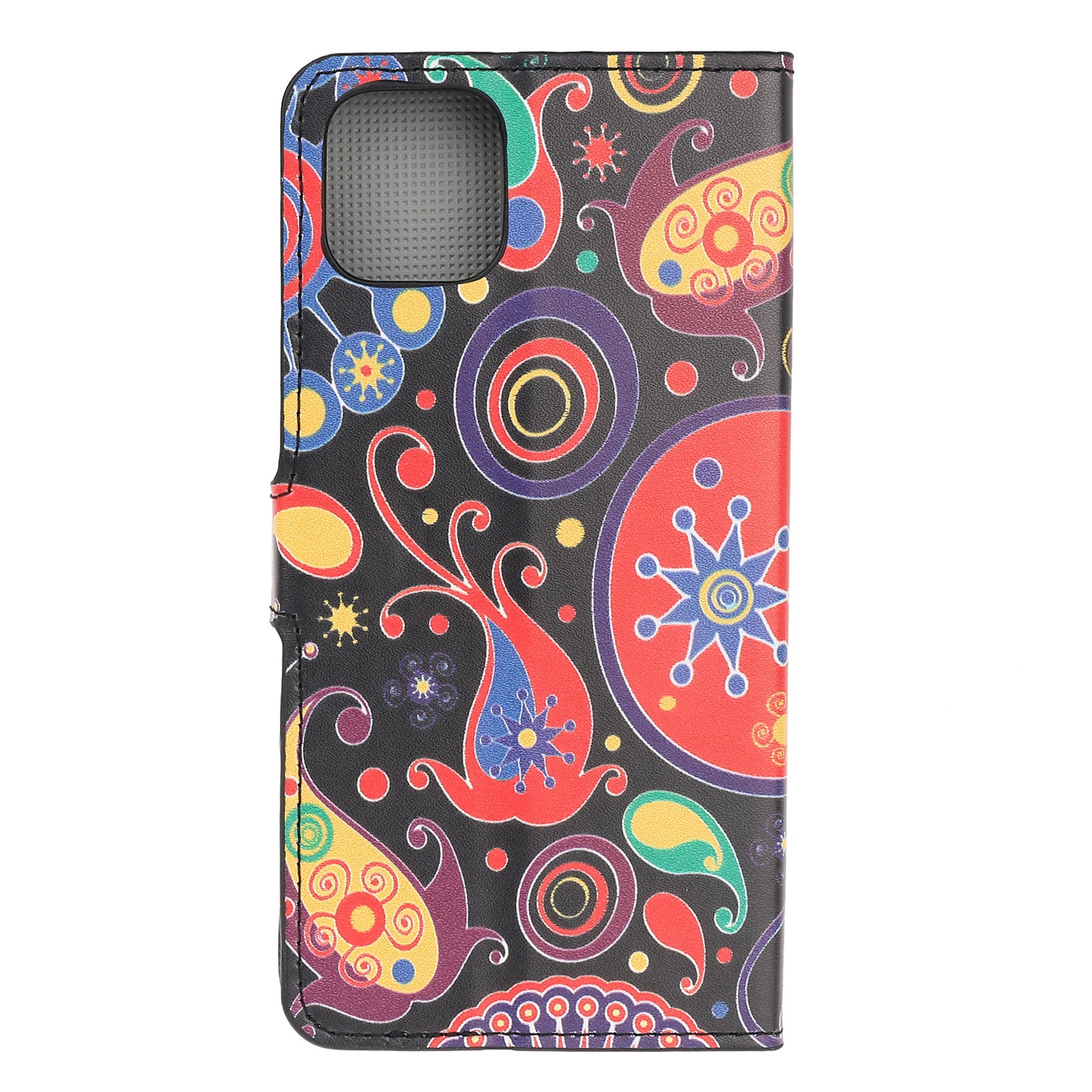 Pattern Printing PU Leather Wallet Stand Phone Shell for iPhone 12