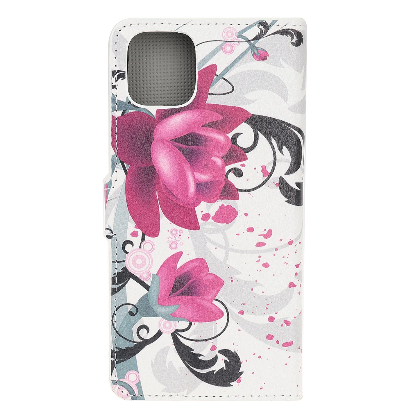 Pattern Printing PU Leather Wallet Stand Phone Shell for iPhone 12