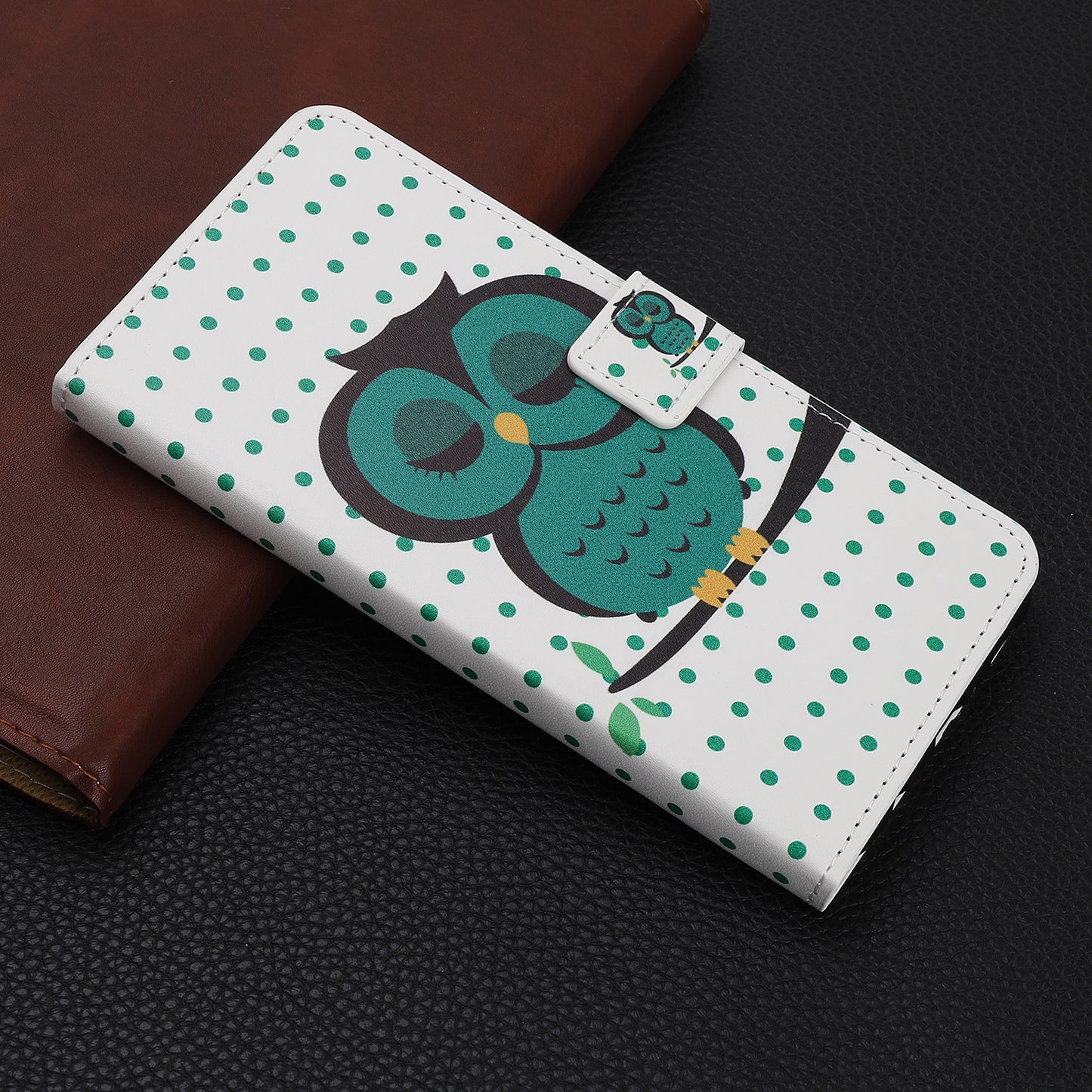 Pattern Printing PU Leather Wallet Stand Phone Shell for iPhone 12