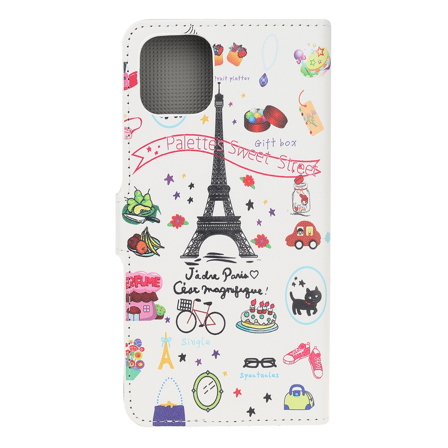 Pattern Printing PU Leather Wallet Stand Phone Shell for iPhone 12