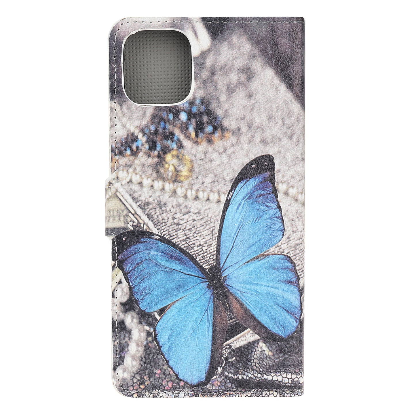 Pattern Printing PU Leather Wallet Stand Phone Shell for iPhone 12
