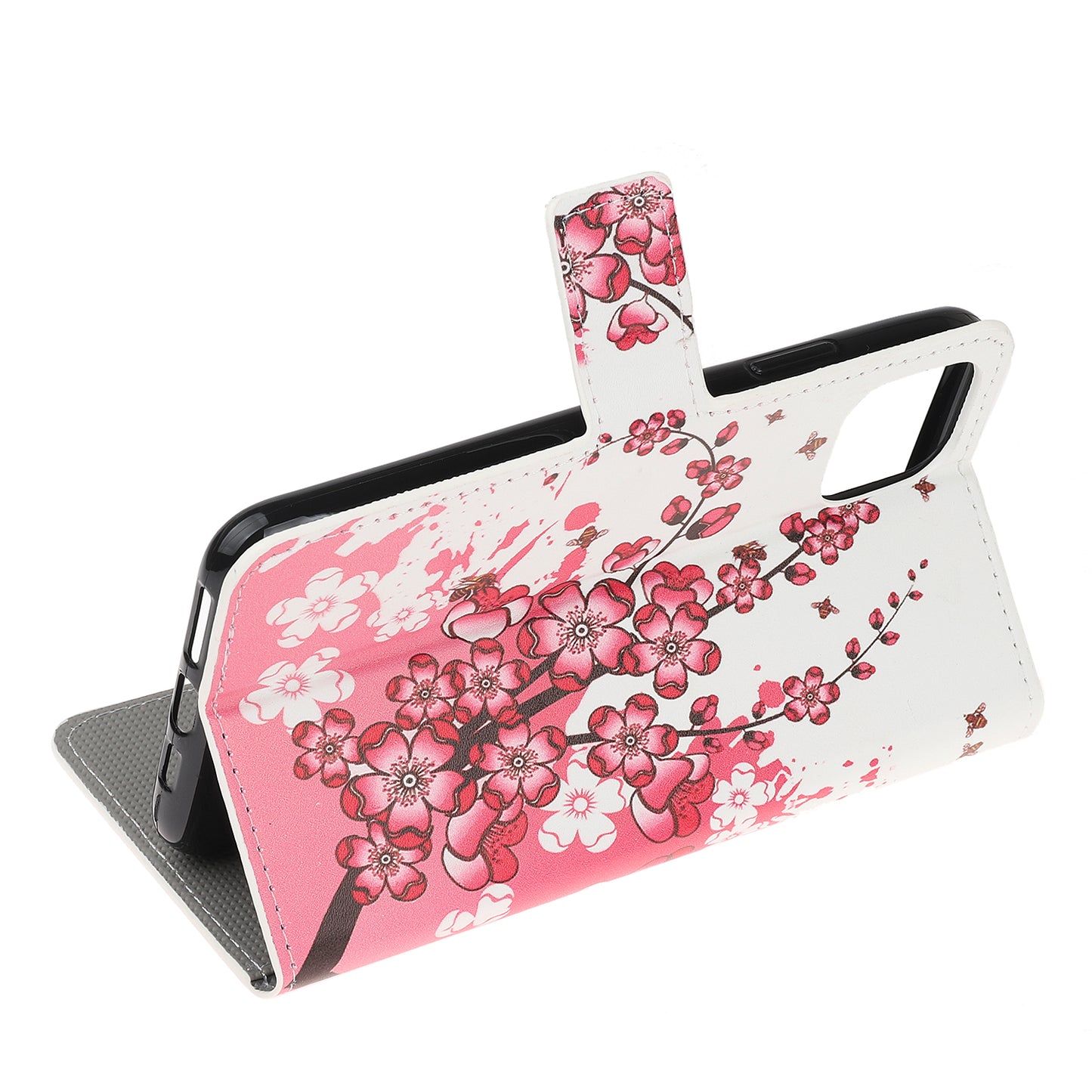 Pattern Printing PU Leather Wallet Stand Phone Shell for iPhone 12