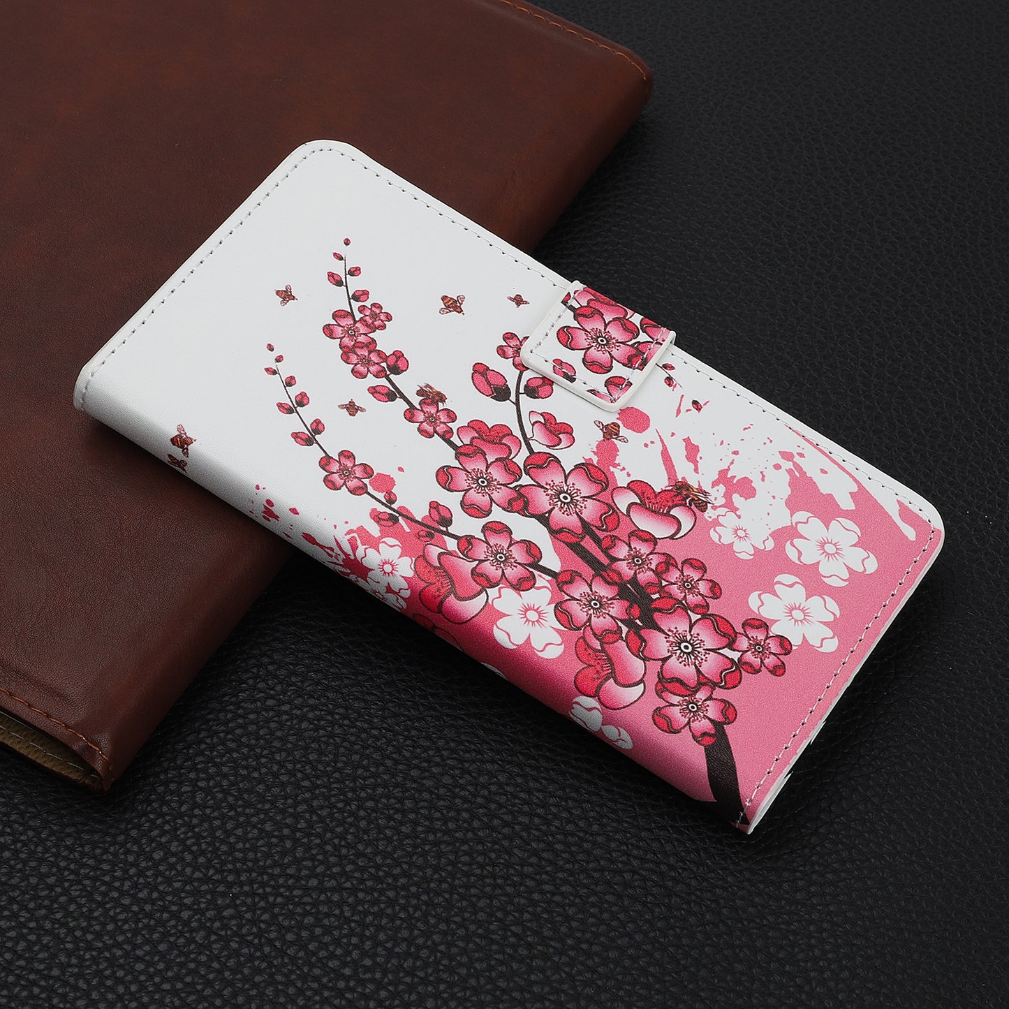 Pattern Printing PU Leather Wallet Stand Phone Shell for iPhone 12