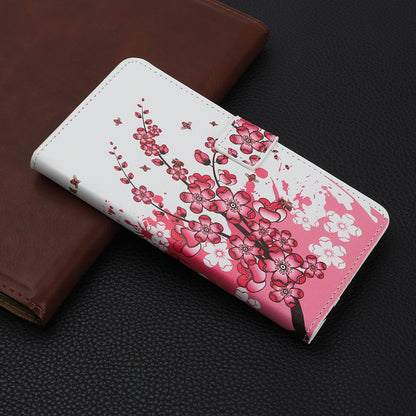Pattern Printing PU Leather Wallet Stand Phone Shell for iPhone 12