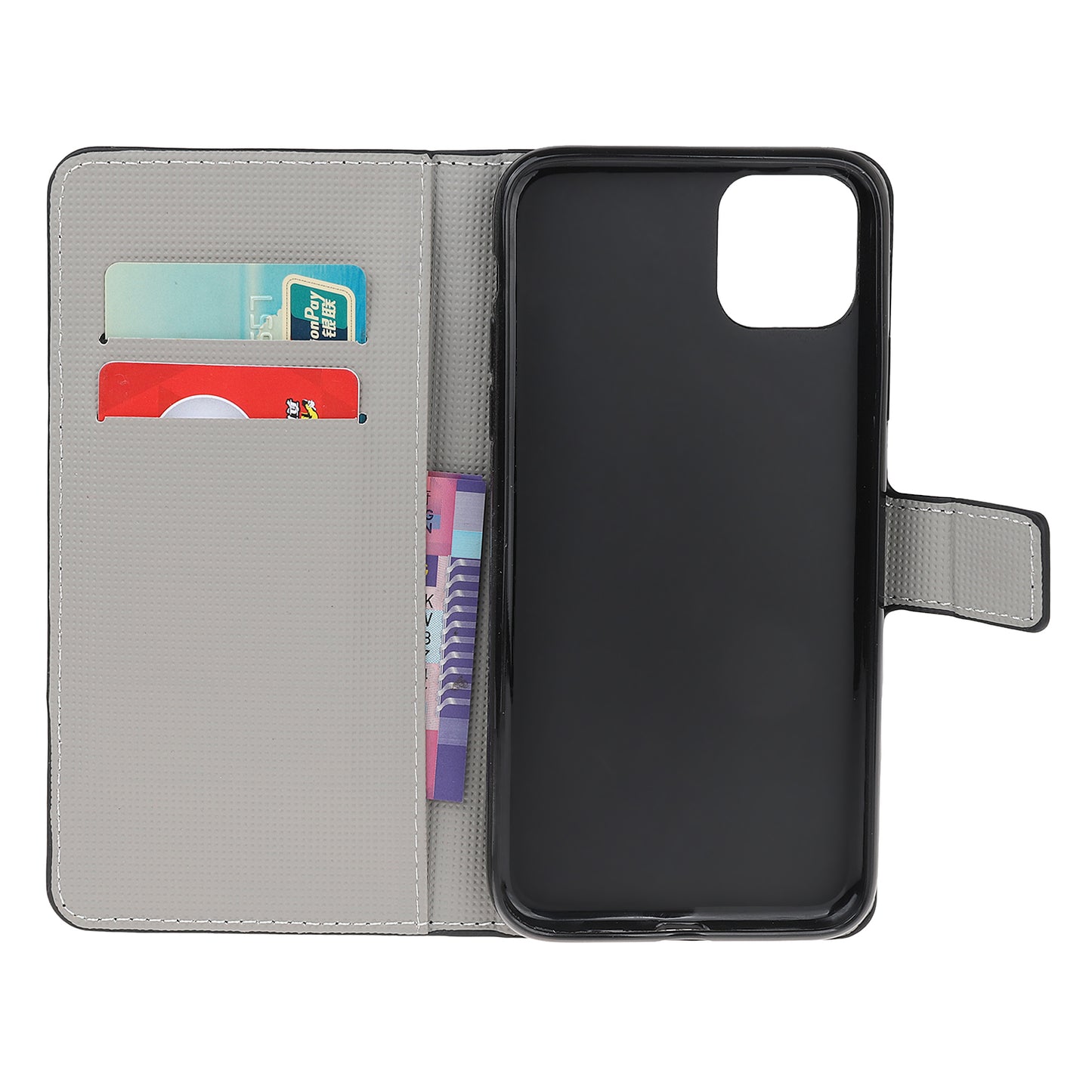 Pattern Printing Leather Wallet Case for iPhone 12 mini