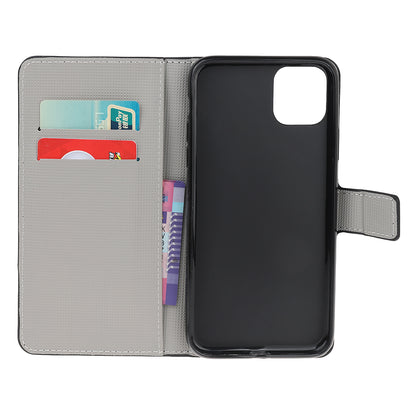 Pattern Printing Leather Wallet Case for iPhone 12 mini