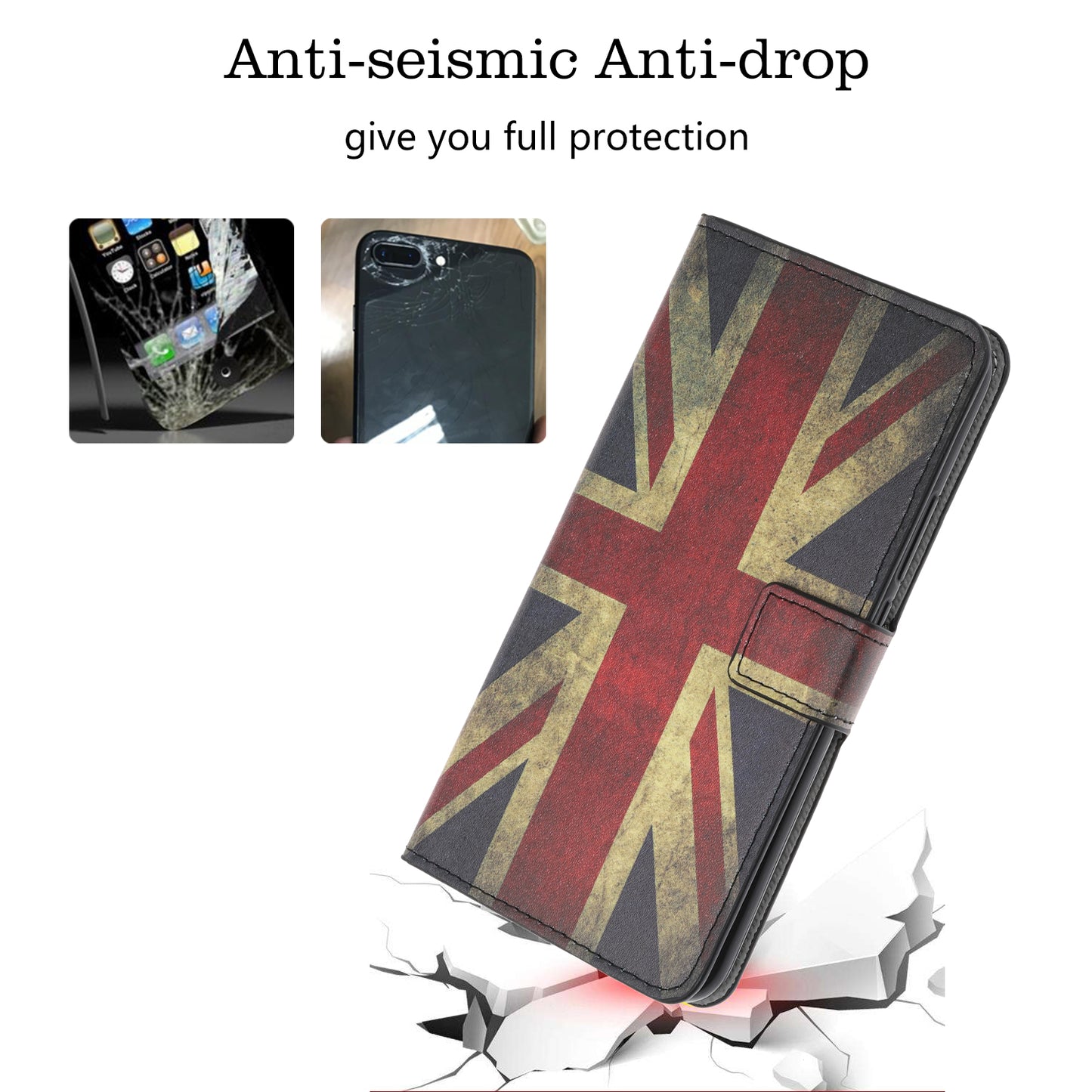 Pattern Printing Leather Wallet Case for iPhone 12 mini