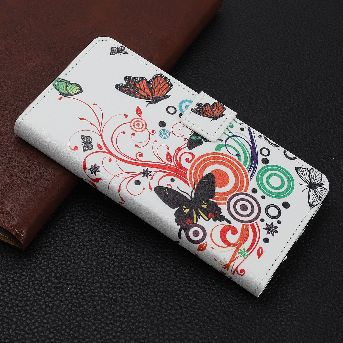 Pattern Printing Leather Wallet Case for iPhone 12 mini