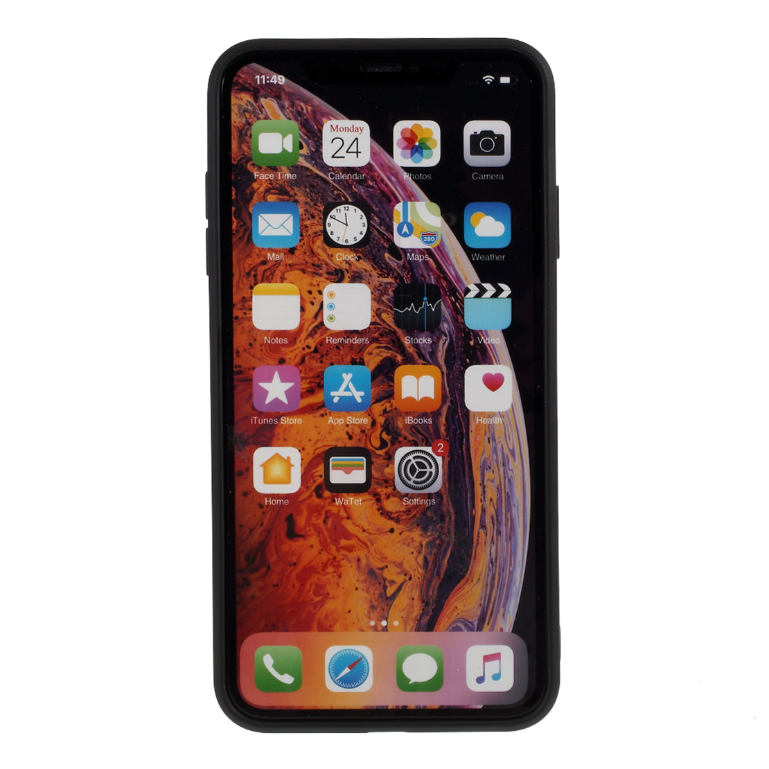 Matte Skin Soft Silicone Phone Case for iPhone XS/X 5.8-inch