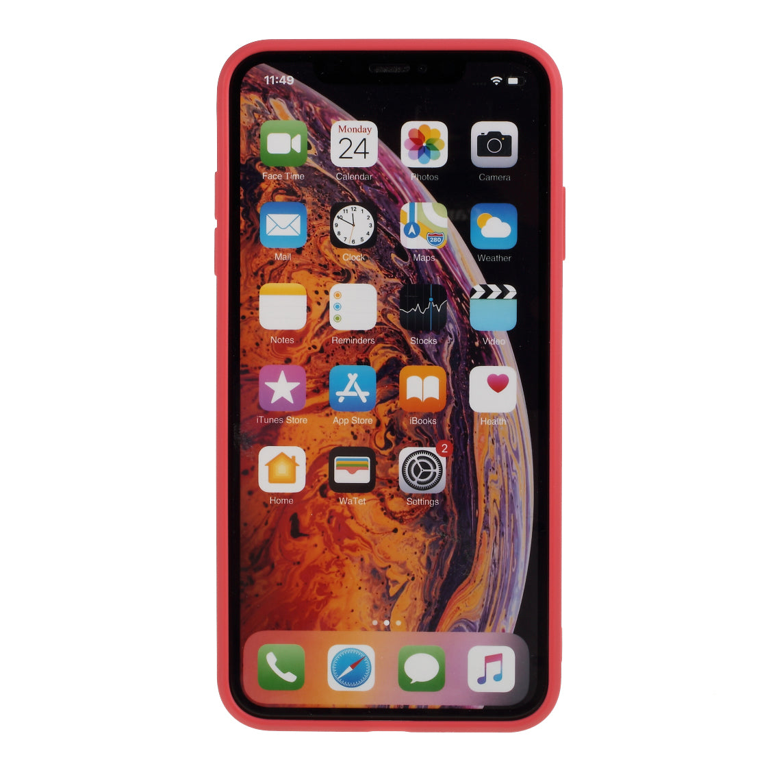 Matte Skin Soft Silicone Phone Case for iPhone XS/X 5.8-inch