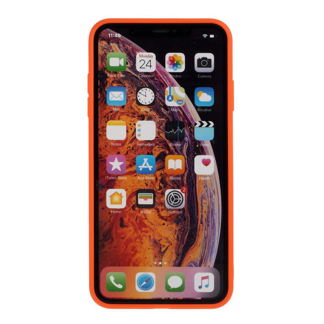 Matte Skin Soft Silicone Phone Case for iPhone XS/X 5.8-inch