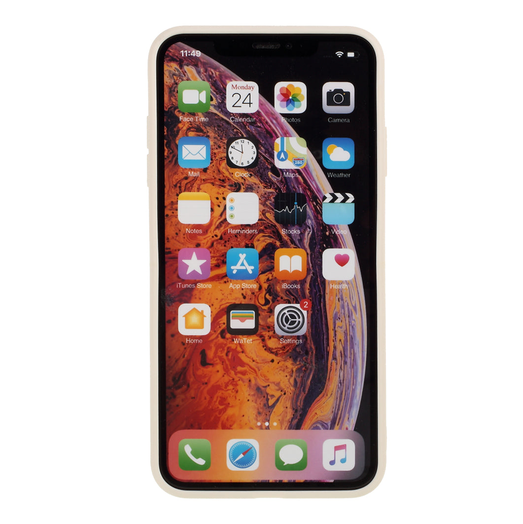 Matte Skin Soft Silicone Phone Case for iPhone XS/X 5.8-inch