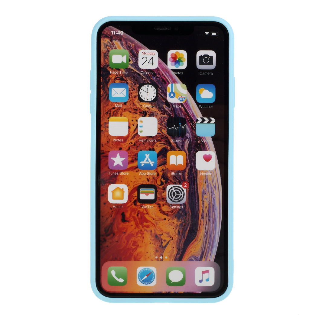 Matte Skin Soft Silicone Phone Case for iPhone XS/X 5.8-inch