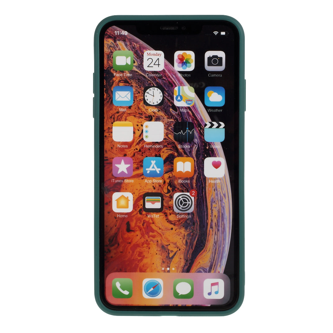 Matte Skin Soft Silicone Phone Case for iPhone XS/X 5.8-inch