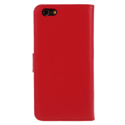 Drop-Resistant Split Leather with Stand Wallet Shell for iPhone 6/6s 4.7-inch Phone Accessory