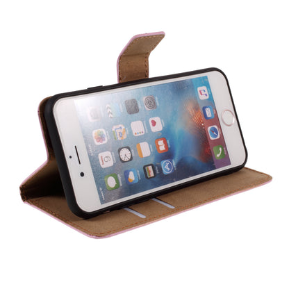 Drop-Resistant Split Leather with Stand Wallet Shell for iPhone 6/6s 4.7-inch Phone Accessory