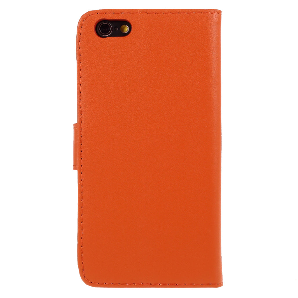 Drop-Resistant Split Leather with Stand Wallet Shell for iPhone 6/6s 4.7-inch Phone Accessory