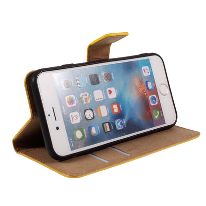 Drop-Resistant Split Leather with Stand Wallet Shell for iPhone 6/6s 4.7-inch Phone Accessory