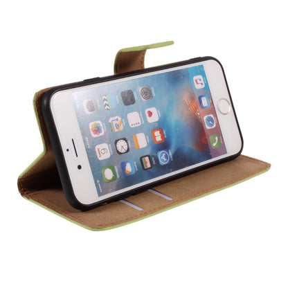 Drop-Resistant Split Leather with Stand Wallet Shell for iPhone 6/6s 4.7-inch Phone Accessory