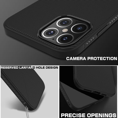 Jazz Series Twill Texture TPU Back Cover Phone Case for Apple iPhone 12 mini