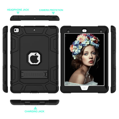 Shockproof Anti-dust Detachable 2-in-1 Protective TPU + PC Kickstand Tablet Cover for for iPad 9.7-inch (2017) (2018)