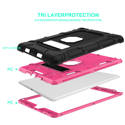 Shockproof Anti-dust Detachable 2-in-1 Protective TPU + PC Kickstand Tablet Cover for for iPad 9.7-inch (2017) (2018)