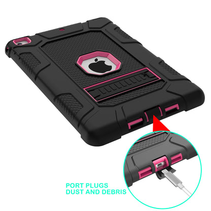 Shockproof Anti-dust Detachable 2-in-1 Protective TPU + PC Kickstand Tablet Cover for for iPad 9.7-inch (2017) (2018)