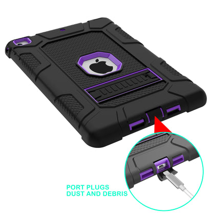 Shockproof Anti-dust Detachable 2-in-1 Protective TPU + PC Kickstand Tablet Cover for for iPad 9.7-inch (2017) (2018)