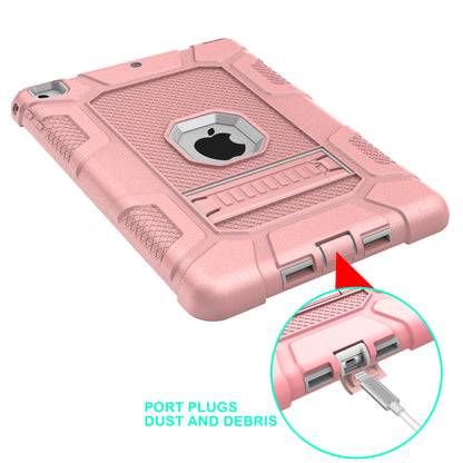 Shockproof Anti-dust Detachable 2-in-1 Protective TPU + PC Kickstand Tablet Cover for for iPad 9.7-inch (2017) (2018)