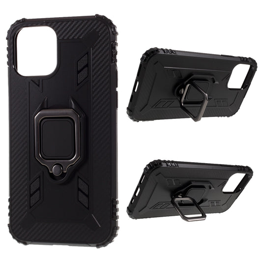 TPU Finger Ring Kickstand Protective Case for iPhone 12 Pro Max 6.7 inch
