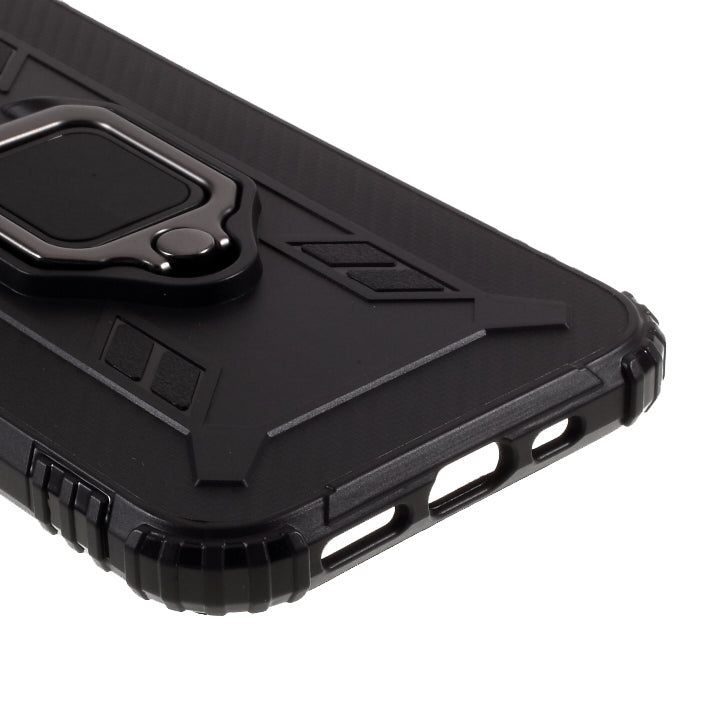 TPU Finger Ring Kickstand Protective Case for iPhone 12 Pro Max 6.7 inch