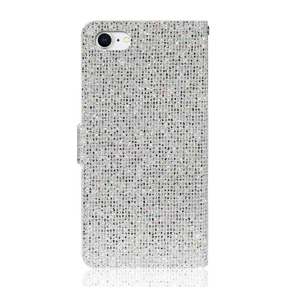 Glittery Powder Splicing Wallet Stand Leather Case for iPhone SE (2020)/SE (2022)/8/7 4.7 inch