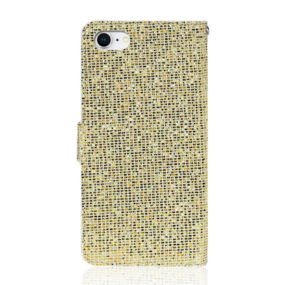 Glittery Powder Splicing Wallet Stand Leather Case for iPhone SE (2020)/SE (2022)/8/7 4.7 inch