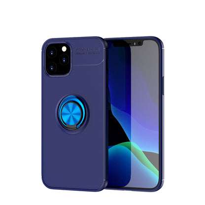 Finger Ring Kickstand TPU Case for iPhone 12 Pro/12 (Built-in Metal Sheet)